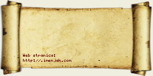 Janko Vidojković vizit kartica